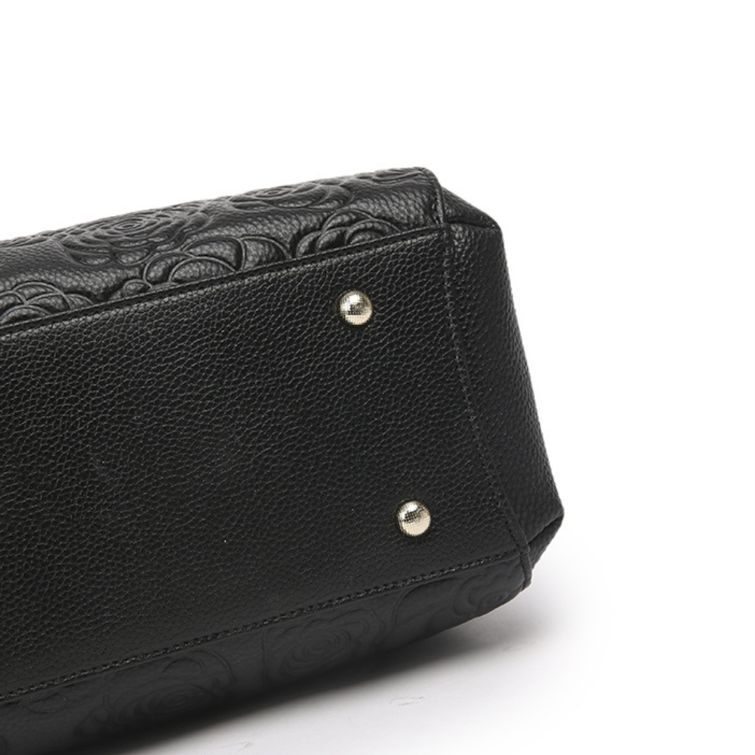 Stacy Floral Embossed Handbag (NL)