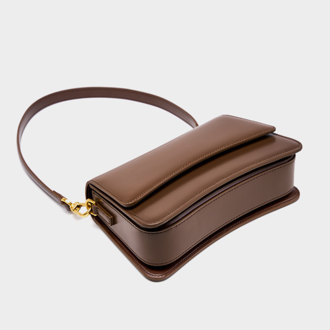 Britney Sleek Leather Shoulder Bag