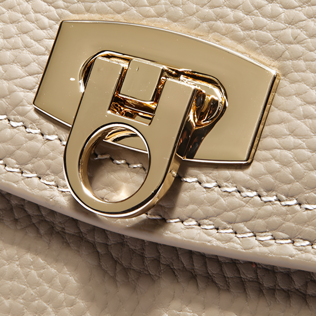 Aubri Structured Leather Handbag (NL)