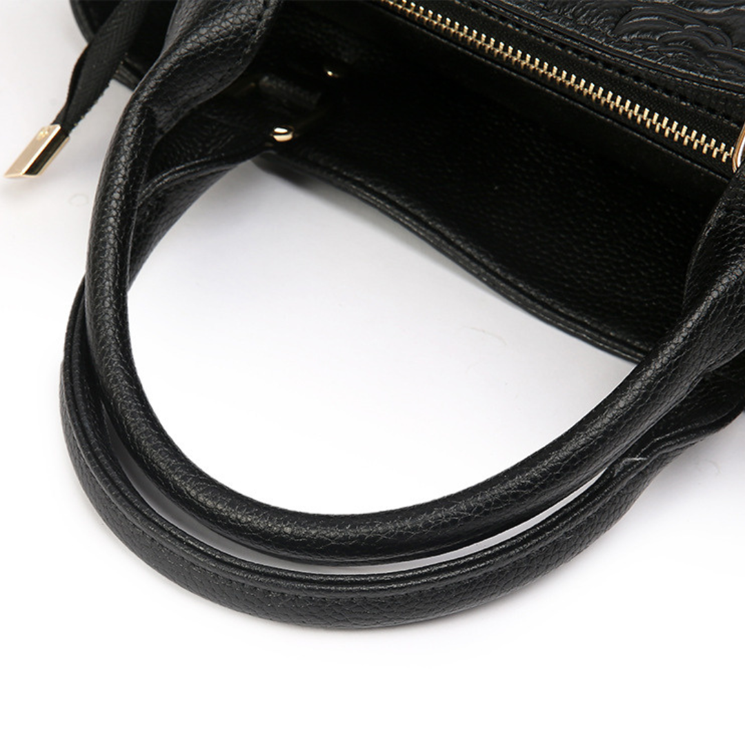 Stacy Floral Embossed Handbag (NL)