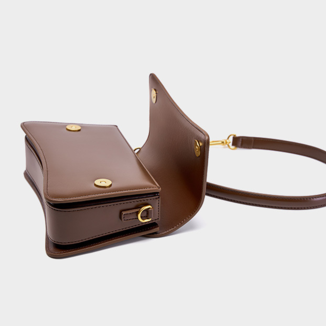 Britney Sleek Leather Shoulder Bag