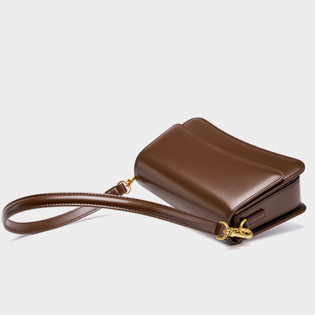 Britney Sleek Leather Shoulder Bag