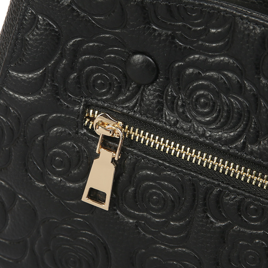 Stacy Floral Embossed Handbag (NL)