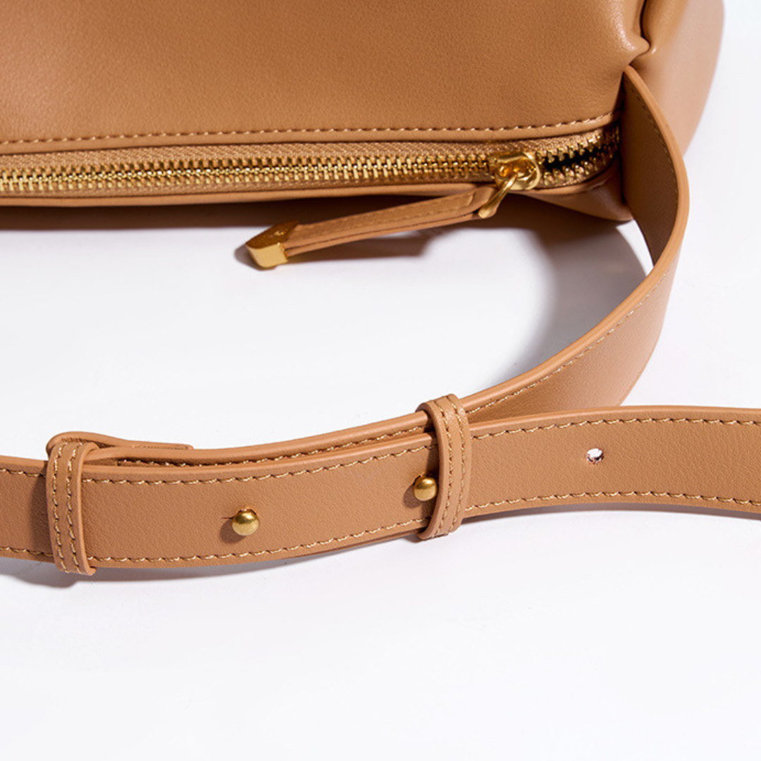 Elodie Soft Leather Baguette Bag (NL)
