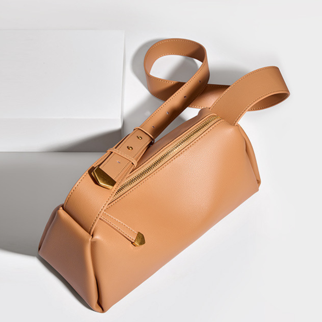 Elodie Soft Leather Baguette Bag (NL)