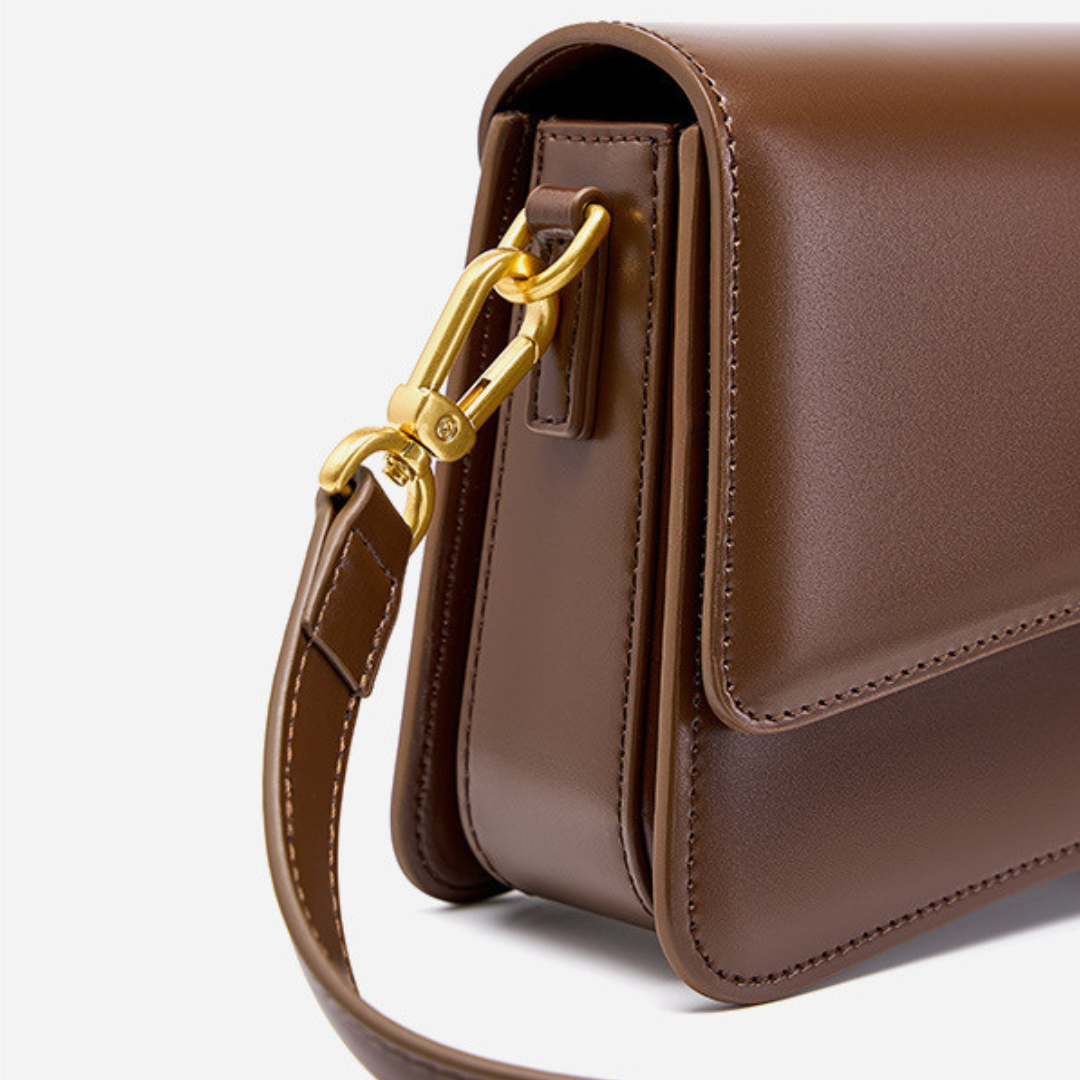 Britney Sleek Leather Shoulder Bag