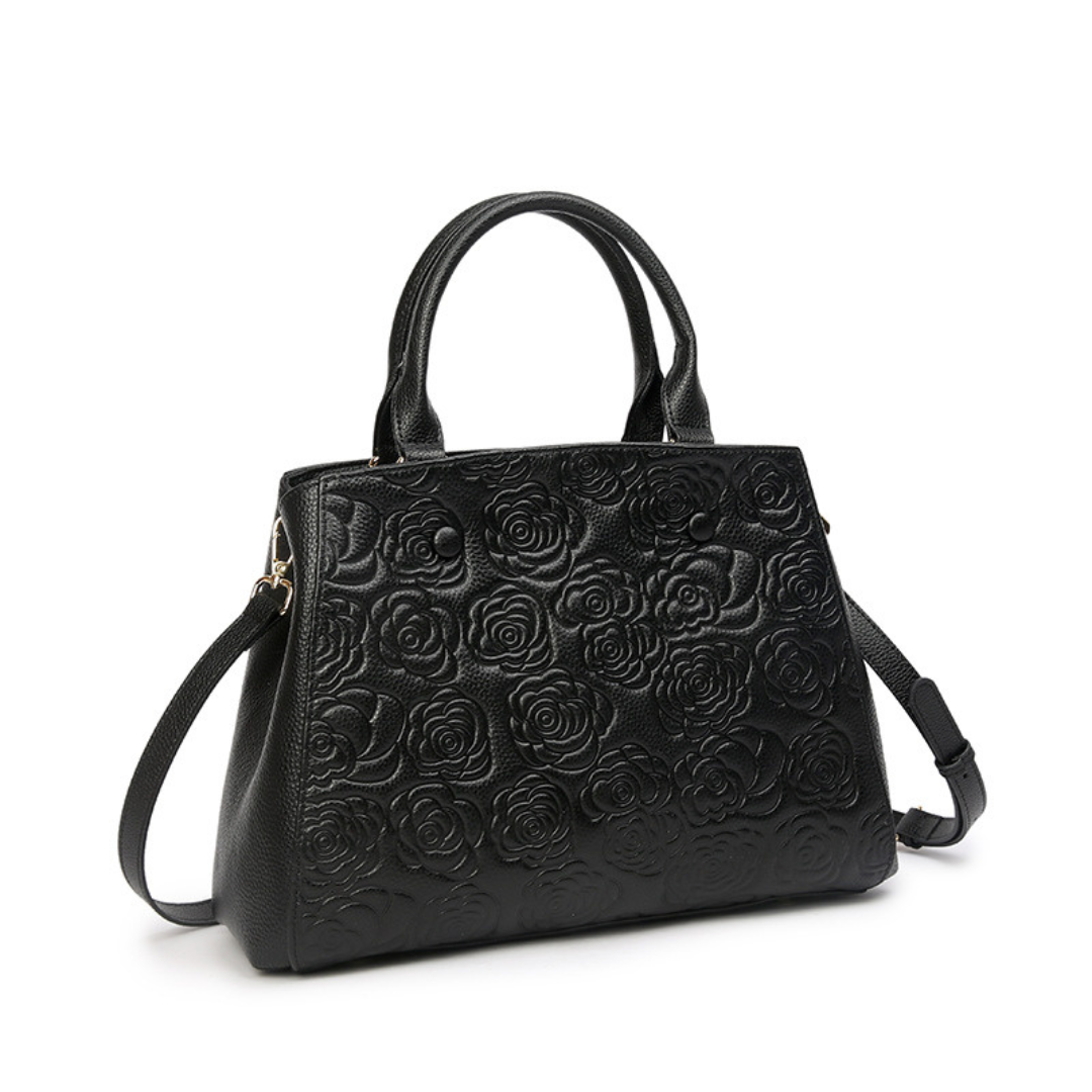 Stacy Floral Embossed Handbag (NL)