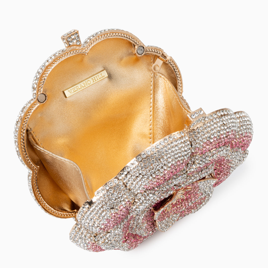 <tc>Jeline フラワー・クラッチバッグ
</tc>