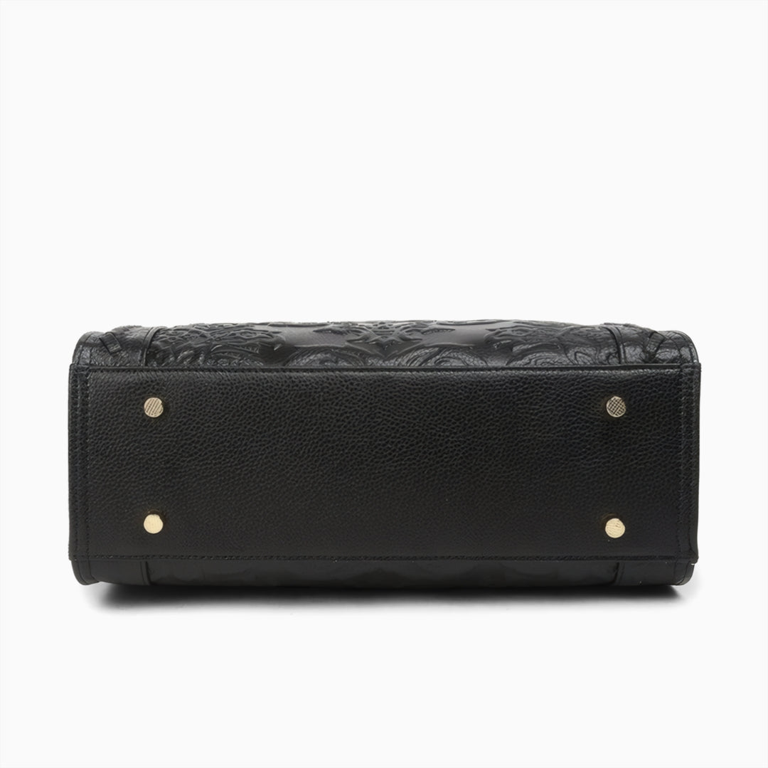 Fiorenza Embossed Medium Tote Bag