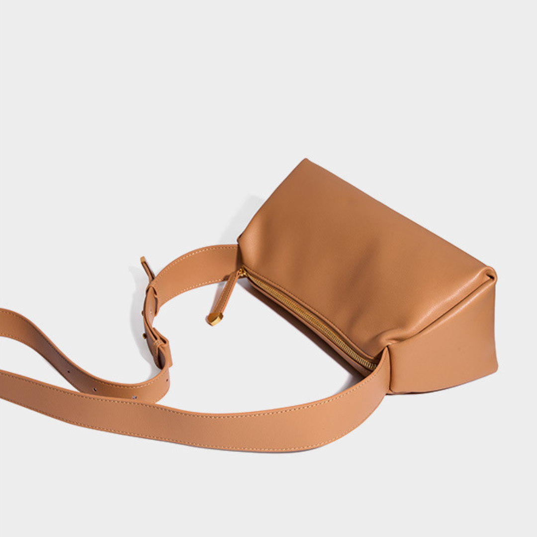 Elodie Soft Leather Baguette Bag (NL)