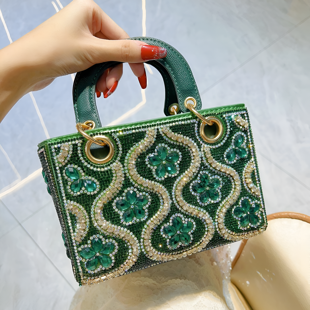 Kenta Emerald Clutch