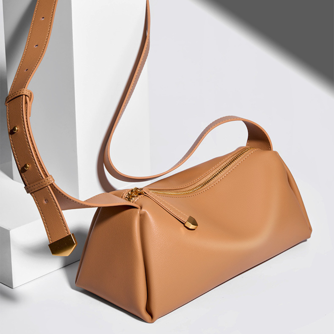 Elodie Soft Leather Baguette Bag (NL)