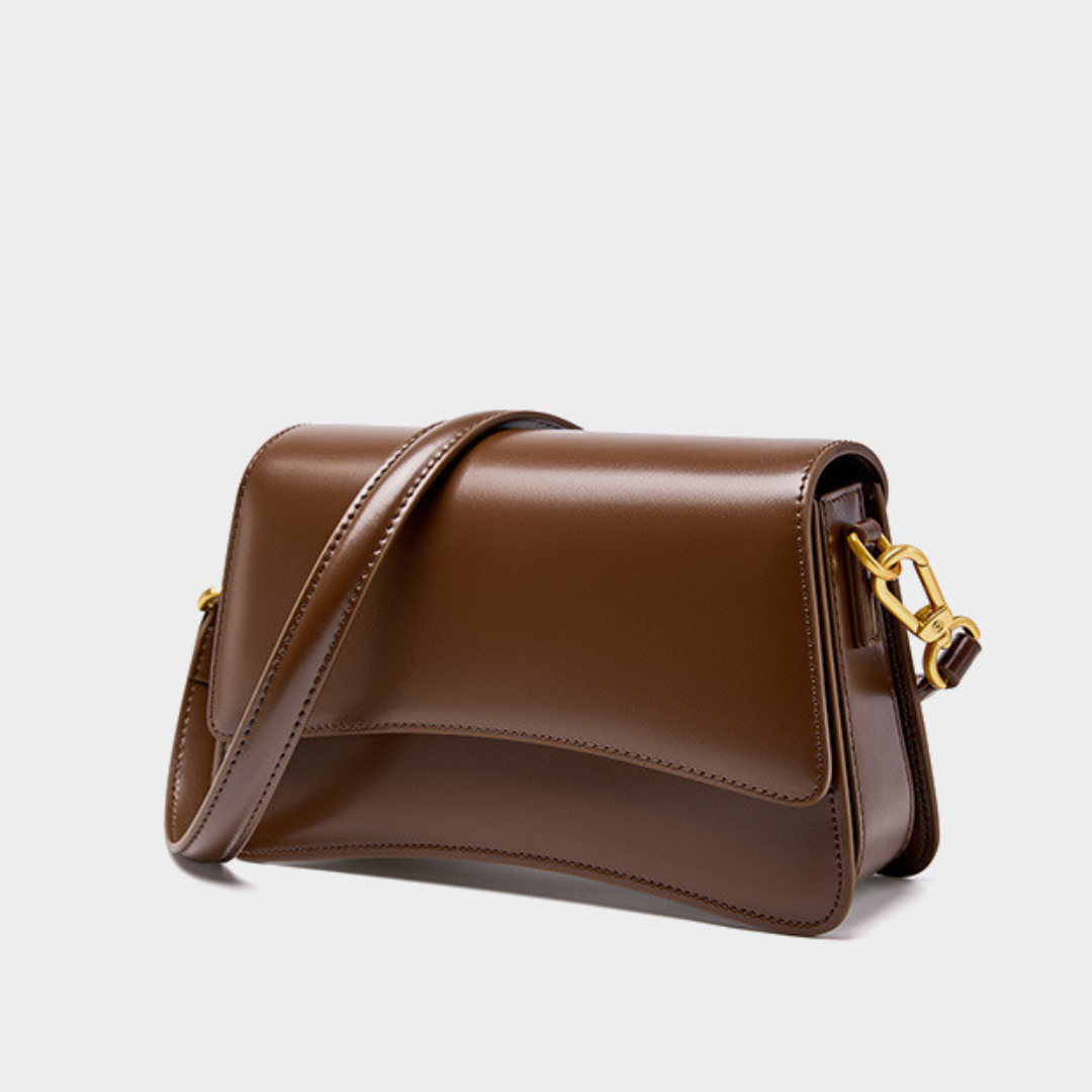 Britney Sleek Leather Shoulder Bag