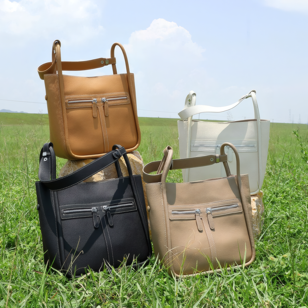 Atelier Double-Zip Shoulder Bag