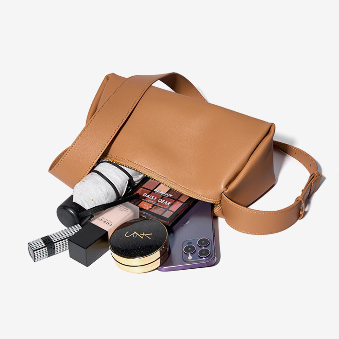 Elodie Soft Leather Baguette Bag (NL)