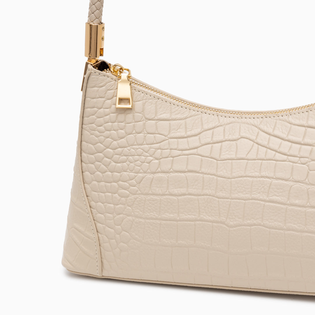 Cambria Croc Shoulder Bag